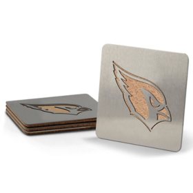 NFL 4 pk. Coasters, Assorted Teams