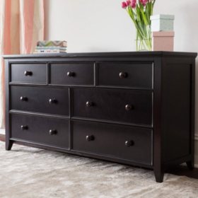 Cottage 7 Drawer Dresser Espresso Sam S Club