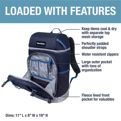 Best Backpack Cooler Chair | Portal Outdoors Navy Blue