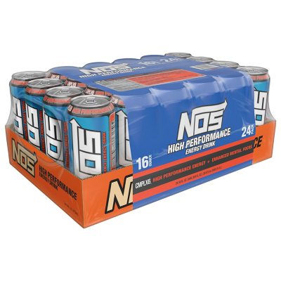 NOS High Performance Energy Drink, 16 fl. oz., 24 pk. - Sam