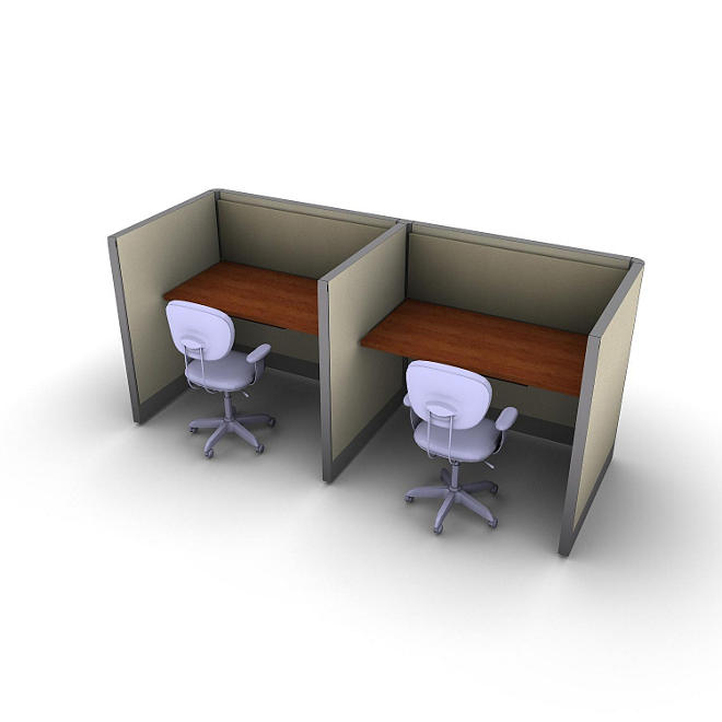 SNAP!Office 2-Person Basic Workstation - Gap Swing Color Combo