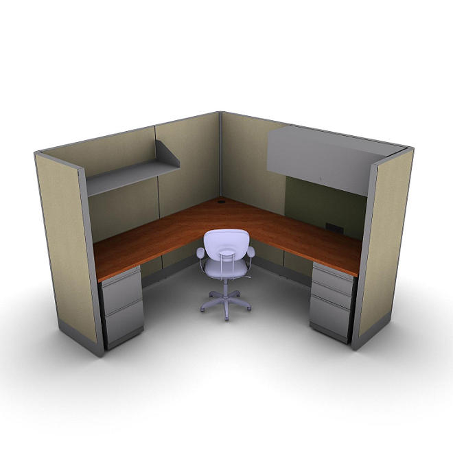SNAP!Office - 1-Person Management Workstation - Urban Jungle Color Combo
