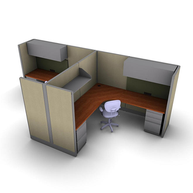 SNAP!Office 2-Person Management Workstation - Urban Jungle Color Combo