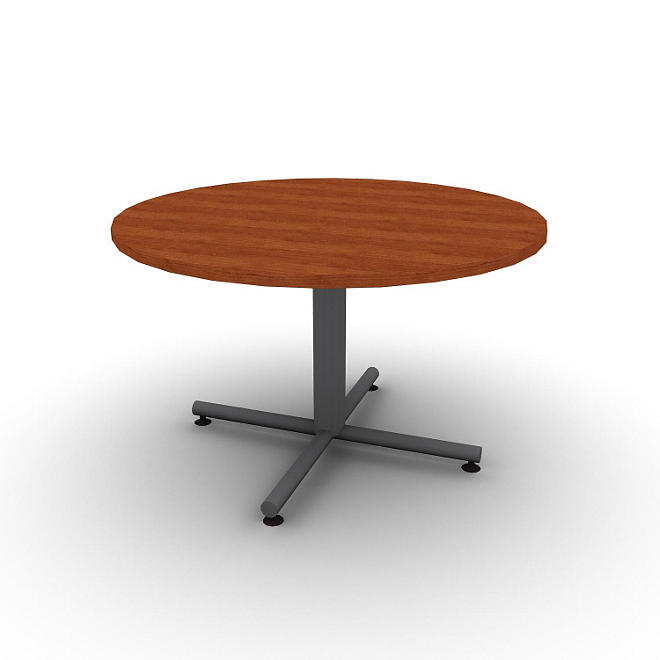 SNAP!Office 48" Round Table - Amber Cherry