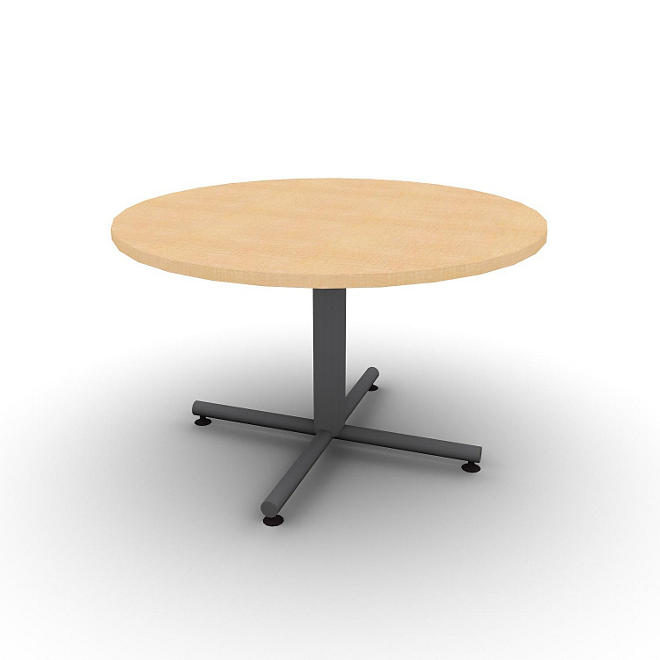SNAP!Office 48" Round Table - Fusion Maple