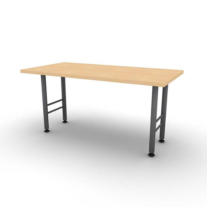 SNAP!Office 30" x 60" Linear Table - Fusion Maple