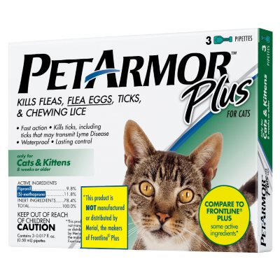 Petarmor plus flea & 2024 tick prevention for cats