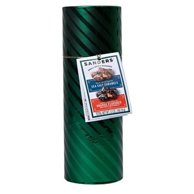 Sanders Gourmet Milk Chocolate and Dark Chocolate Orange Sea Salt