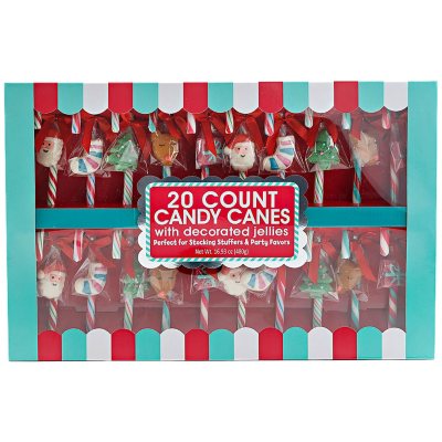 Candy Canes with Decorated Jellies, 20ct. Sam's Club