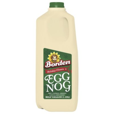 Borden Holiday Classic Eggnog (1/2 gal.) Sam's Club