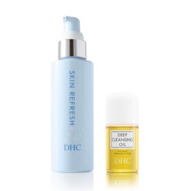 DHC Skin Refresh and Deep Cleansing Oil, 3.38 fl. oz. & 1 fl. oz.