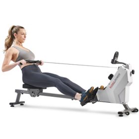 Sunny Health & Fitness SMART Compact Rower with Bluetooth