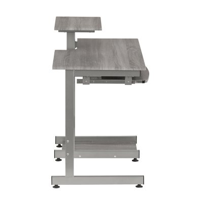 Techni Mobili Complete Computer Workstation Desk with Storage - Gray