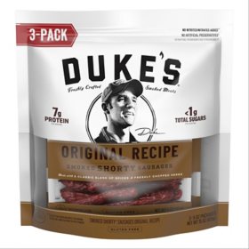 Duke's Original Recipe Smoked Shorty Sausages, 5 oz., 3 pk.