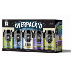 Southern Tier Overpack'd Mixed 15 Pack Beer (12 fl. oz. can, 15 pk.)