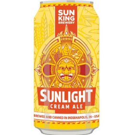 Sun King Sunlight Cream Ale 12 fl. oz. can, 12 pk.