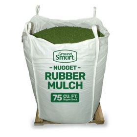 GroundSmart Rubber Mulch (Assorted Colors & 75 cu ft Super Sack)