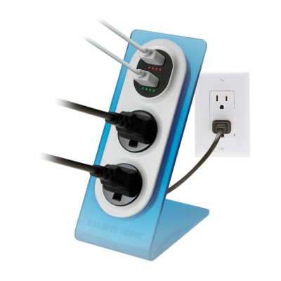 Sharper Image Visual Charge Dual USB Charger/Outlet - 2pk - Sam's Club