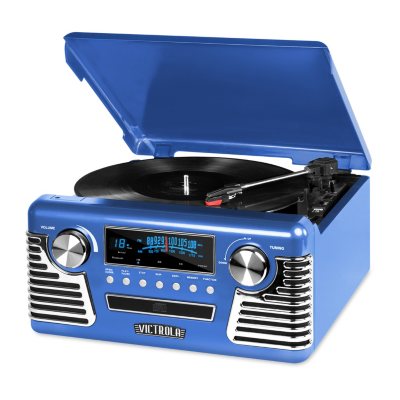 Victrola Retro Record Player Stereo with Bluetooth and USB Digital