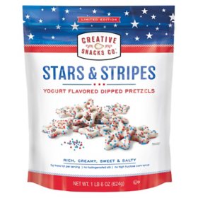 Stars & Stripes Yogurt Dipped Pretzels (22 oz.)