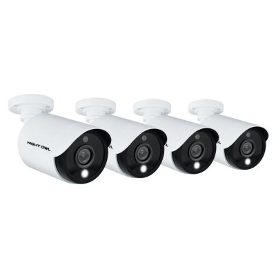 Night Owl 1080p Wired Cameras with Built-in Spotlights (4-pack) - Sam's Club
