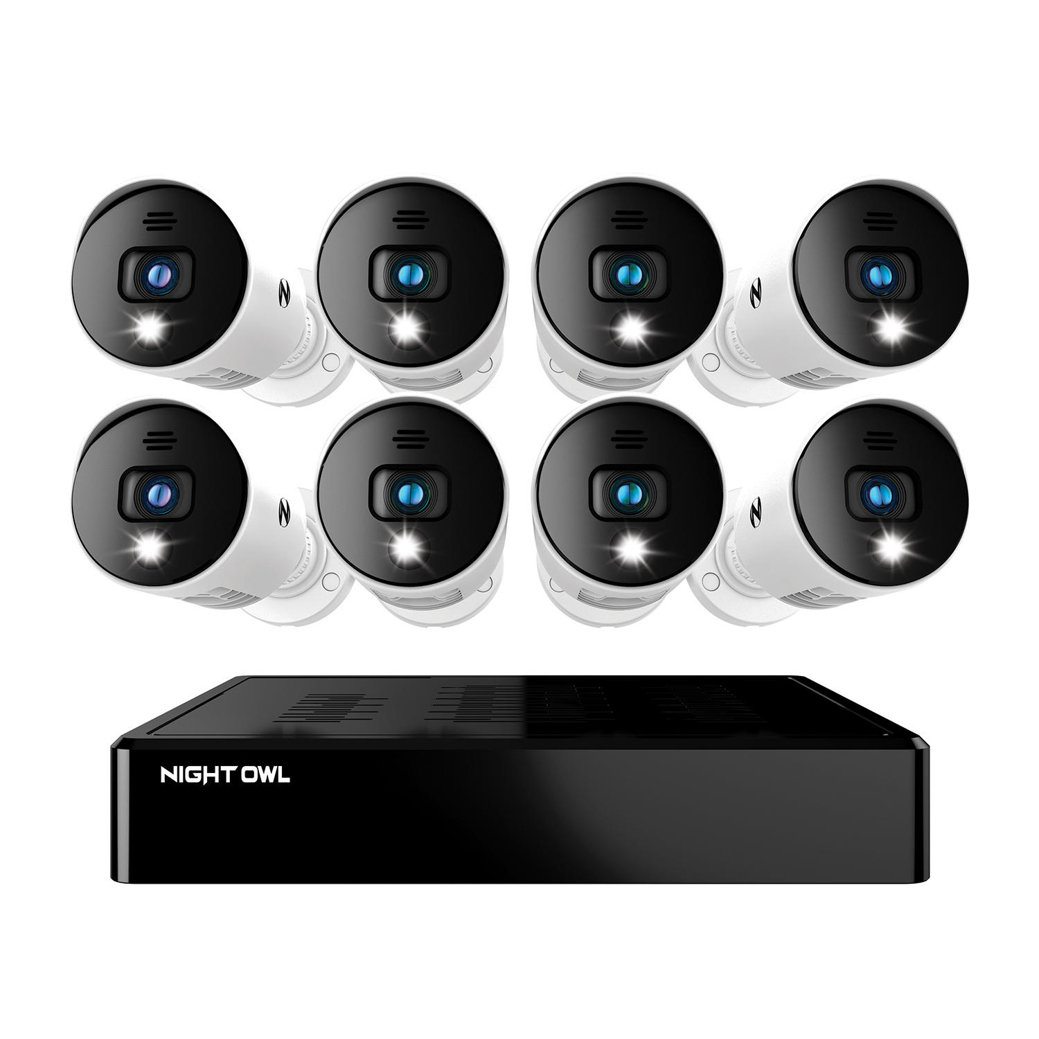 Night Owl 8 Channel Wired Bluetooth DVR Home Security System