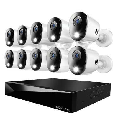 Night owl 16 channel 10 hot sale camera 1080p smart security system