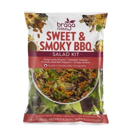 Braga Farms Sweet and Smoky BBQ Salad Kit, 8.05 oz.