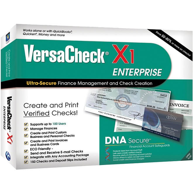 VersaCheck X1 Enterprise 100-Users