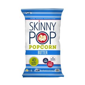 SkinnyPop Real Butter Popcorn Value Size Bag 12 oz.