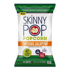 SkinnyPop Cheddar Jalapeno Popcorn, 14 oz.