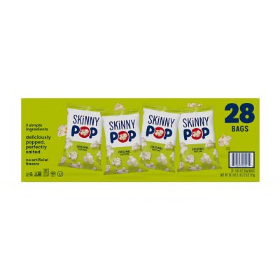 SkinnyPop Original Popcorn Snack Bags (0.65 oz., 28 ct.)