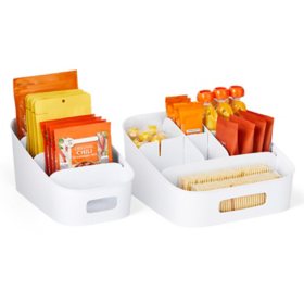 YouCopia ShelfBin 2-Piece Tiered Organizer Set