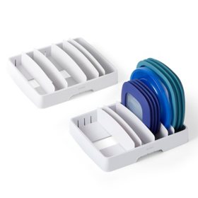 YouCopia StoraLid 2-Piece Container Lid Organizer 	