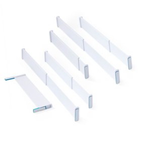 Restickable™​ 6-Piece Shallow Drawer Divider Set