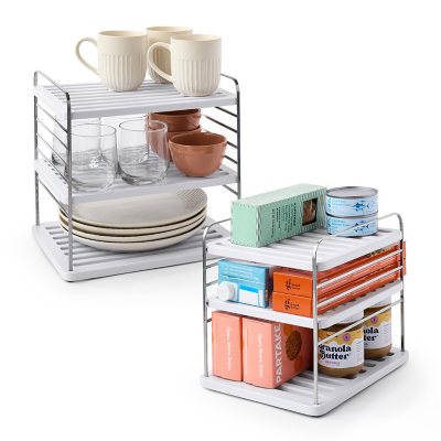 YouCopia Cabinet Shelf Organizer, 2-Piece Set