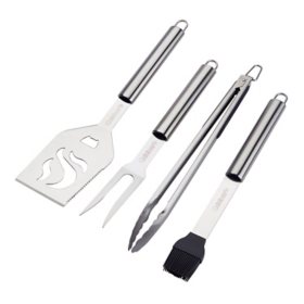 Cuisinart 3-Pack Stainless Steel Tool Set in the Grilling Tools & Utensils  department at