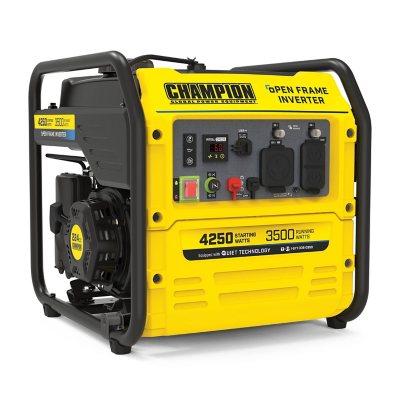 kunst enhed Direkte Champion Power Equipment 4250-Watt RV Ready Open Frame Inverter Generator -  Sam's Club