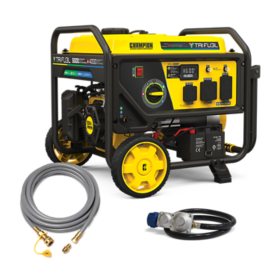 4000-Watt Electric Start Tri Fuel RV Ready Portable Generator with CO Shield  