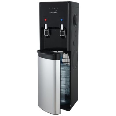 Primo Deluxe Freestanding Water Dispenser with Pet Station - Black