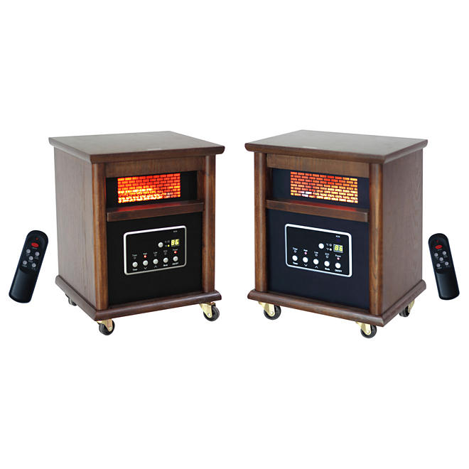 LifeSmart 4-Element Infrared Heaters - 2 pk.