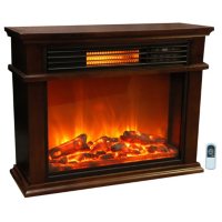 Lifesmart Compact Infrared Fireplace - Original Price $199.98, Save $30