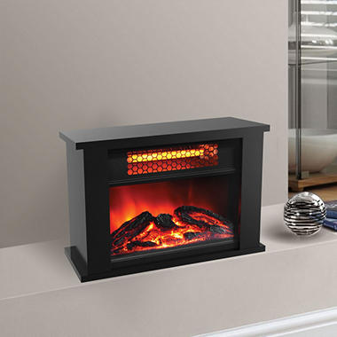 LifeSmart Tabletop Infrared Fireplace ZCFP1014US