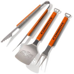 YouTheFan Oklahoma State Cowboys 3pc. Grill Set