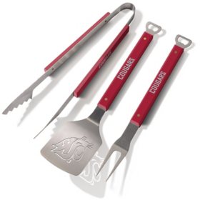 YouTheFan Washington State Cougars 3pc. Grill Set