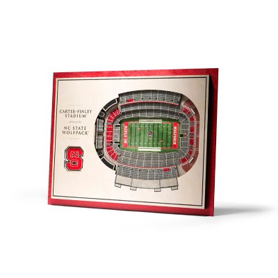 YouTheFan NC State Wolfpack 17'x13' 3D 5 Layer Stadium View Wall Art