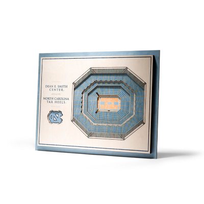 YouTheFan North Carolina Tar Heels 17'x13' 3D 5 Layer Stadium View Wall Art