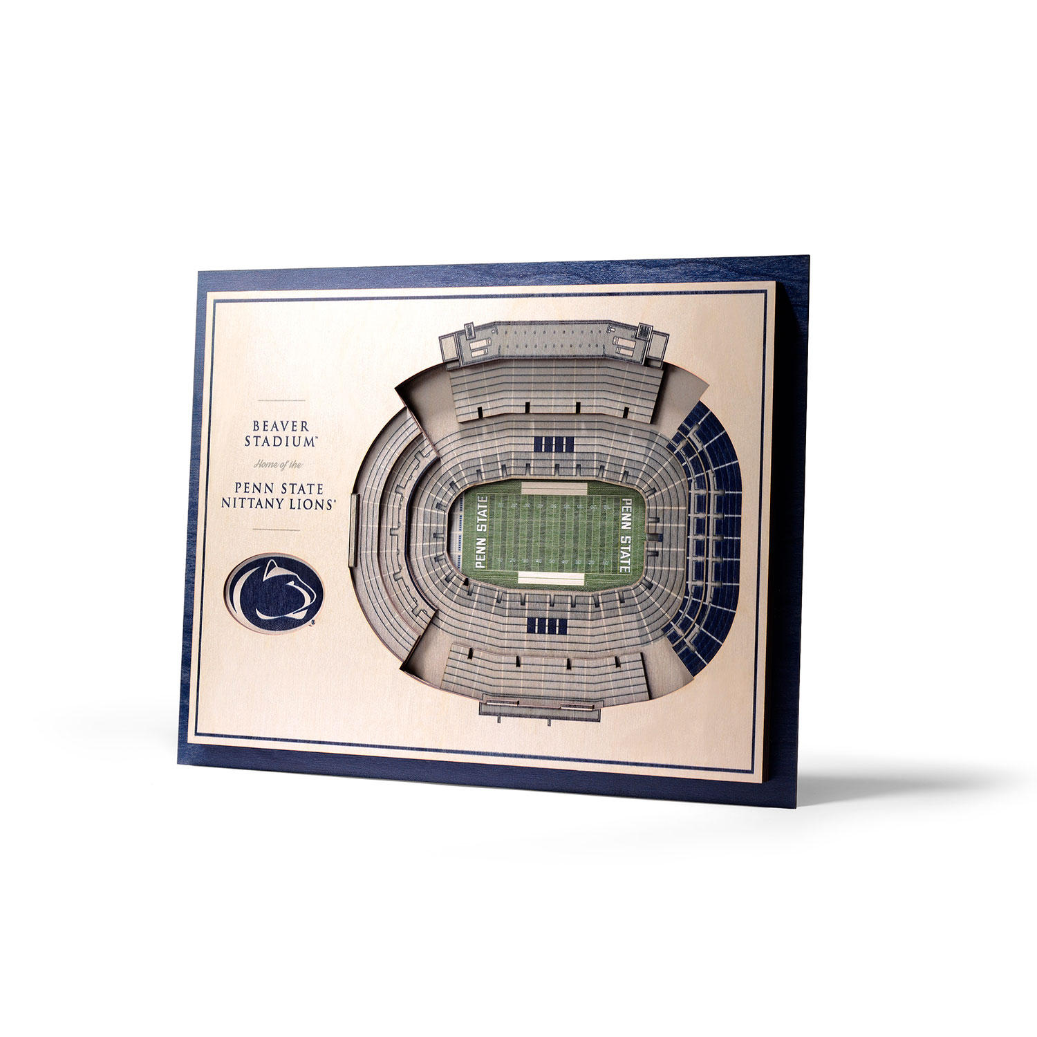 NCAA 5-Layer Stadium View 3D Wall Art - Penn State Nittany Lions
