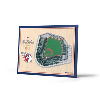 5-Layer StadiumView 3D Wall Art - Cleveland Guardians:- Cleveland Guardians