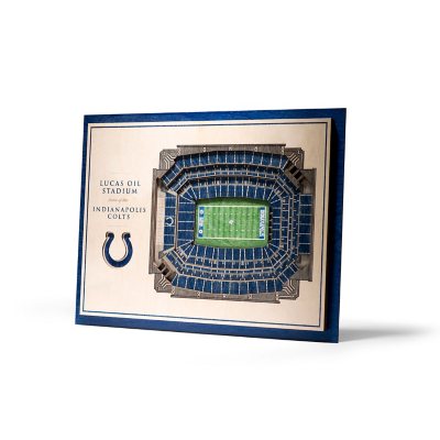 NFL 5-Layer Stadium View 3D Wall Art - Indianapolis Colts